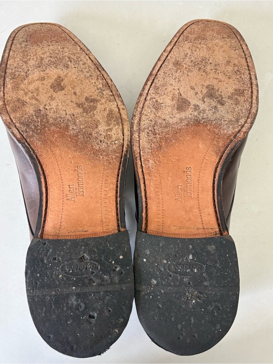 Allen Edmonds Parkway Brown Leather Split Toe Derby Dress Shoes Mens Size 10.5 D main image 12